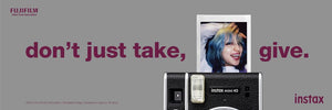 Fuji Instax camera blog banner picture