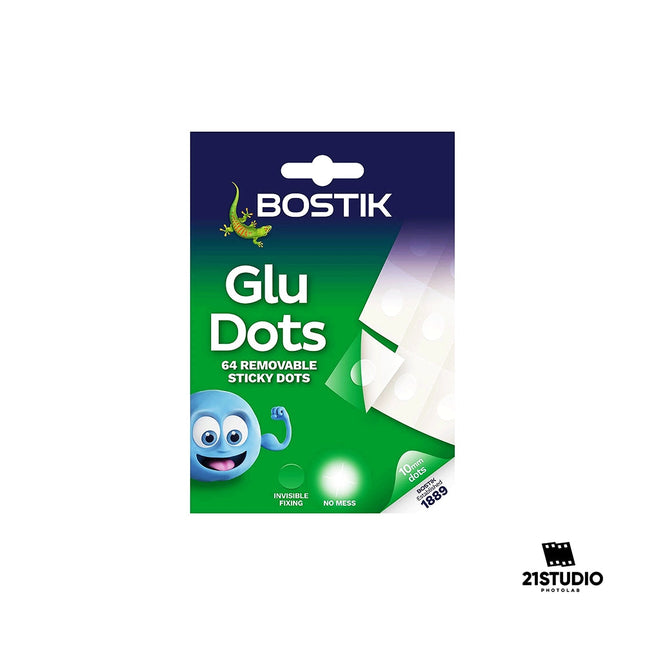 Bostik Transparent Glu dots(64) Removable BOSTIK