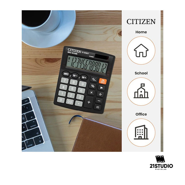 Black Desk Calculator | Smart Desk Calculator | 21STUDIO PHOTOLAB