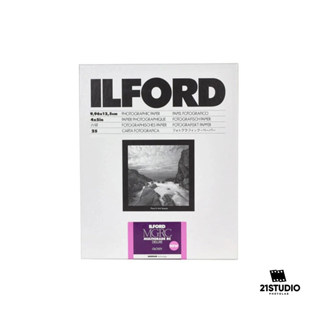 Ilford Multigrade V RC Deluxe Gloss 190gsm 24X30.5in (10 sheets) 21STUDIO PHOTOLAB