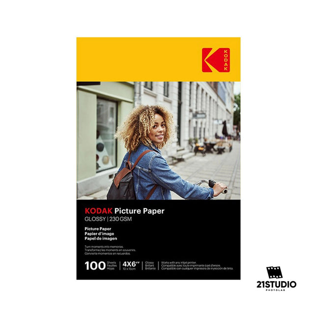 KODAK PICTURE PAPER PHOTO GOLSS10X15(100) 21STUDIO PHOTOLAB