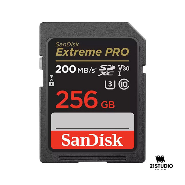 Sandisk Extreme Pro | 256GB SD Card | 21STUDIO PHOTOLAB