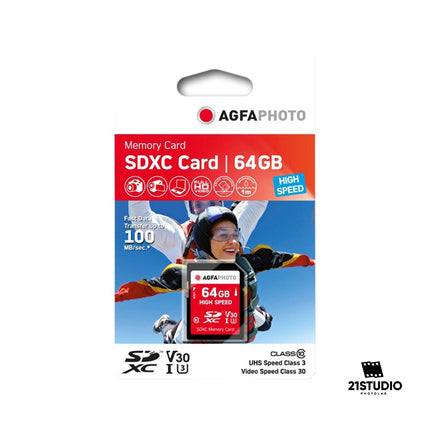 AgfaPhoto 64Gb SDXC V30 AGFA PHOTO