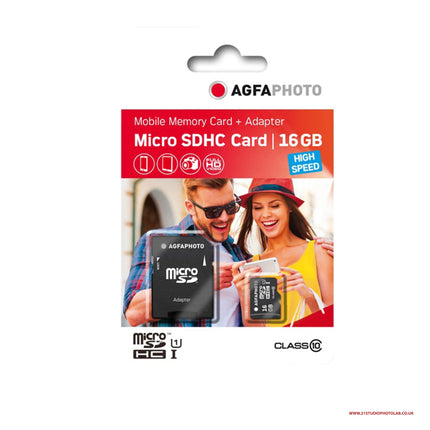 AGFAPHOTO 16GB MICRO SDHC UHC-1 + ADAPTER AGFAPHOTO