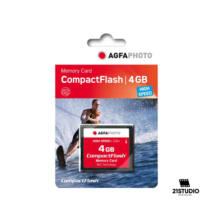 Agfa Photo Lab AGFAPHOTO 4GB CF 120X - 21STUDIO PHOTOLAB