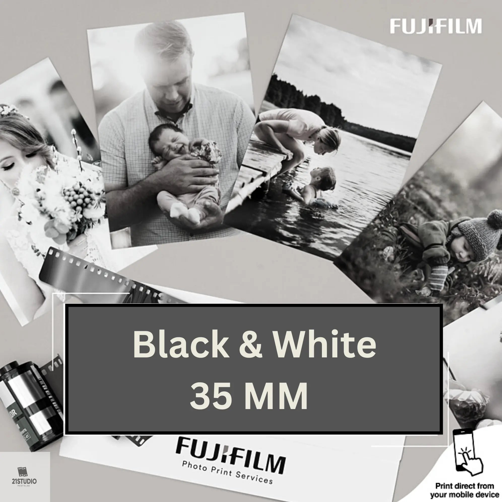 Black & White 35MM Film Processing By 21Studio PhotoLab 21STUDIO PHOTOLAB