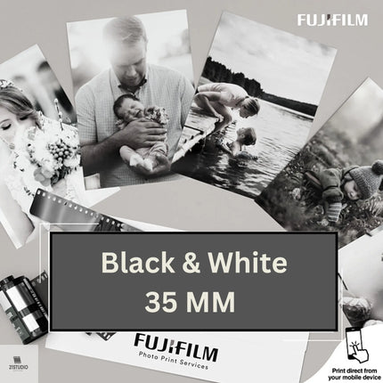 BLACK&WHITE 35MM Film Processing- By Post 21STUDIO PHOTOLAB