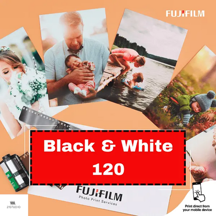 Black & White (120) Film Processing banner image