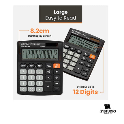 Black Desk Calculator | Smart Desk Calculator | 21STUDIO PHOTOLAB