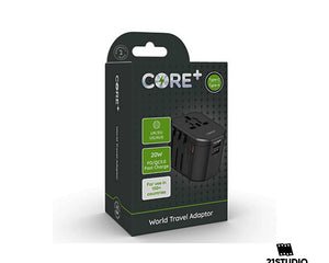 CORE+ World Travel Adaptor CORE+