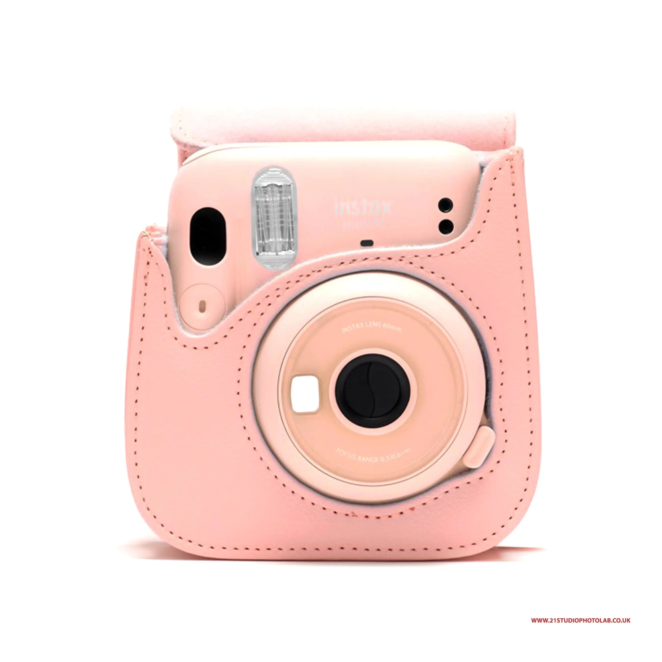 FUJIFILM INSTAX MINI 11 CASE BLUSH PINK 21STUDIO PHOTOLAB