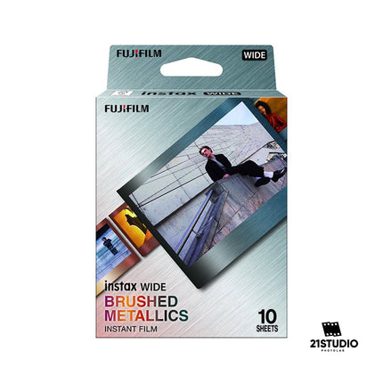 Fujifilm Instax Wide Film Brushed Metal (10 Sheets)