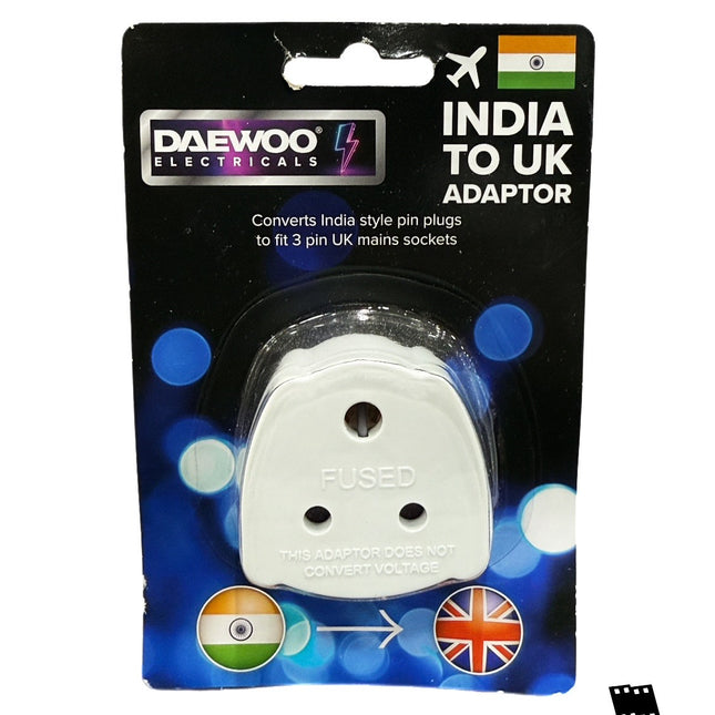 INDIA TO UK TRAVEL ADAPTOR
