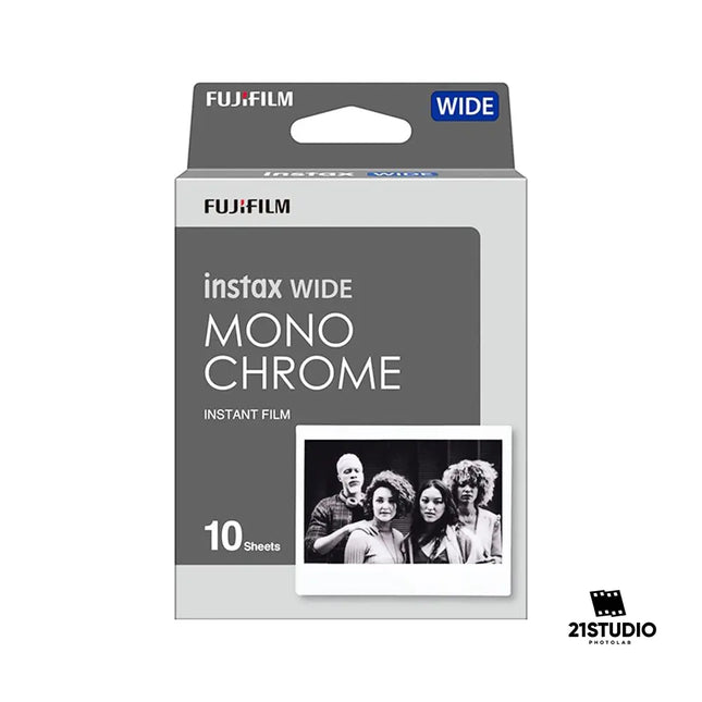 INSTAX WIDE MONO CHROME INSTANT FILM 10 SHEETS Fujifilm