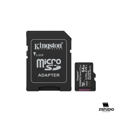 Kingston 64GB MicroSD Memory Card (SD Adaptor Included)