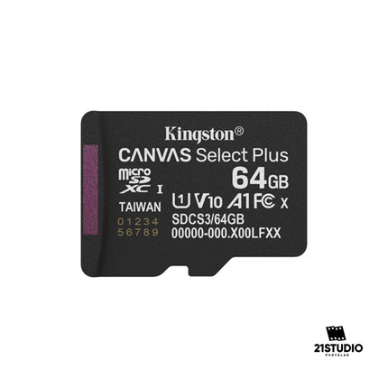 Kingston 64GB MicroSD Memory Card (SD Adaptor Included)