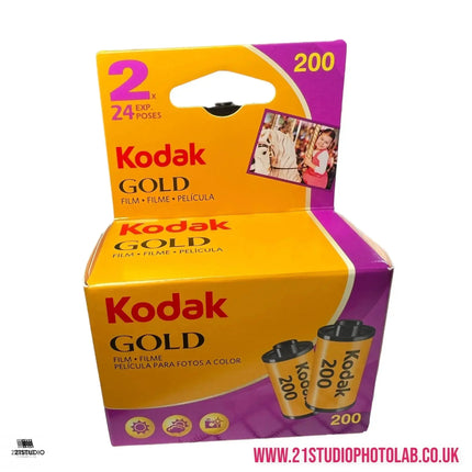 KODAK GOLD GB FILM 200 135 24EXP TWIN PACK kodak