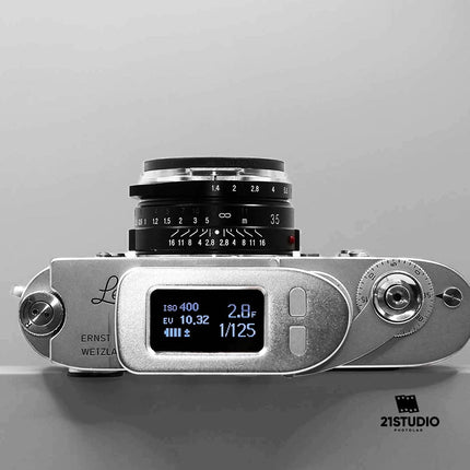 Keks M- Meter For Leica Film Camera (Black/Chrome) 21STUDIO PHOTOLAB