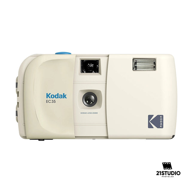 Kodak EC35 Film Camera Vanilla White KODAK