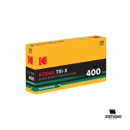 Kodak Eastman Professional Tri-X 400 120 B&W Film (5 Pack) 21STUDIO PHOTOLAB