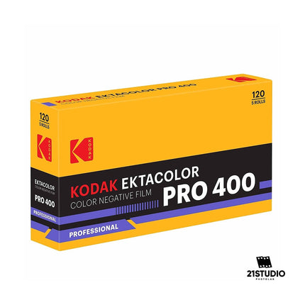 Kodak Ektacolor Pro 400 120 Colour Film (5 Pack) KODAK