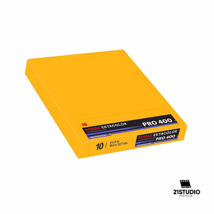 Kodak Ektacolor Pro 400 Colour Sheet Film 4x5" (10 Sheets) 21STUDIO PHOTOLAB