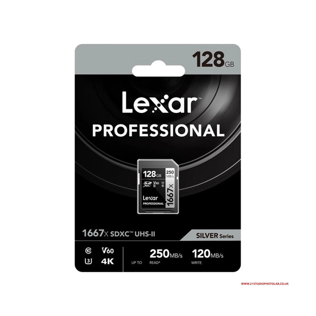 LEXAR 128GB UHS-II SDXC 1667X PRO Lexar