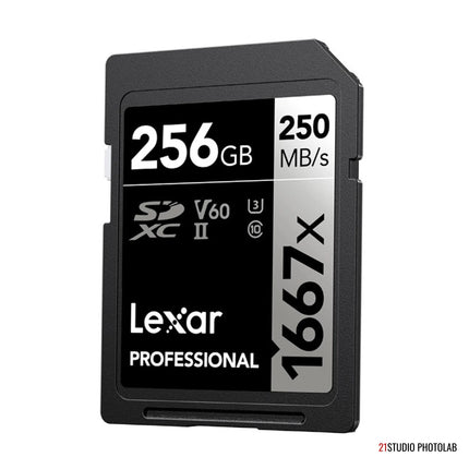 LEXAR 256GB UHS11 SDXC 1667XPRO Lexar