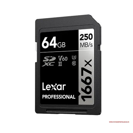 LEXAR 64GB UHS-11 SDXC 1667XPRO Lexar