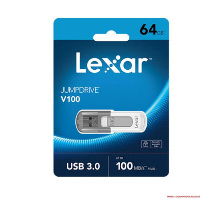 LEXAR 64GB V100 JUMP DRIVE 3.0 LEXAR