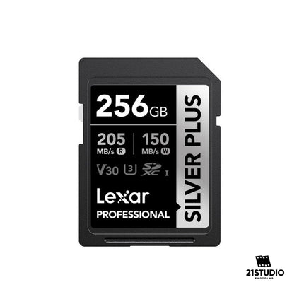 Lexar Silver Plus 256GB V30 SD R205/W150MB/s