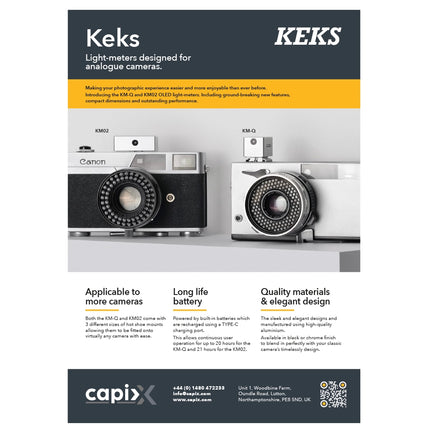 KEKS KM02 OLED LIGHT METRE (BLACK)