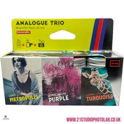 LOGOGRAPHY ANALOGUE TRIO MIXED FILM PACK Lomography