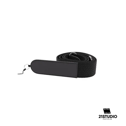 POLAROID PREMIUM SHOLDER ST WOVEN BLACK 21STUDIO PHOTOLAB