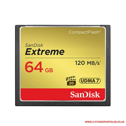 SANDISK EXTREME COMPACT FLASH 64GB 120MB SANDISK