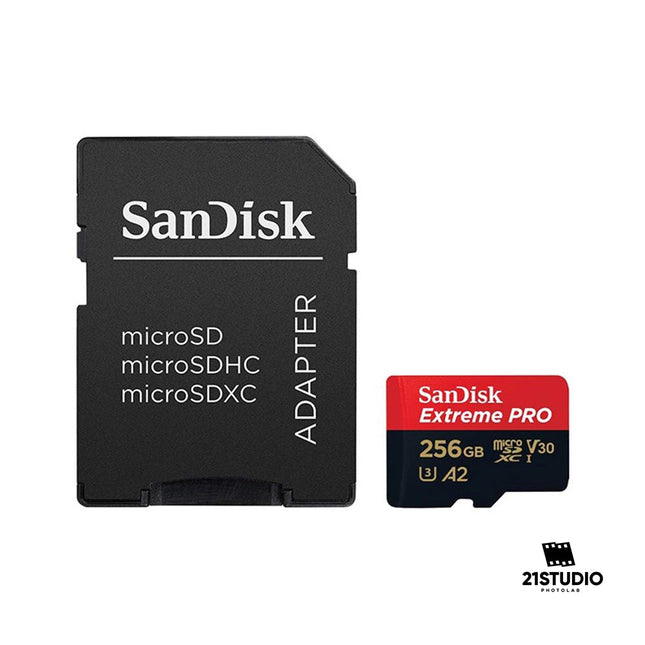 256 Gb MicroSDXC | San Disk Extreme Pro | 21STUDIO PHOTOLAB