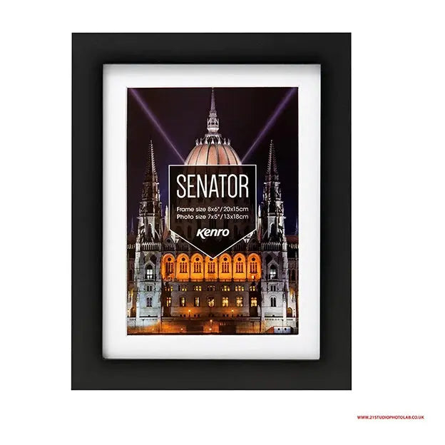 SENATOR BLK8X8 FRAME WITH6X6 PICTURE KENRO