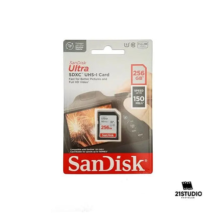 Sandisk ulta 256GB SDXC 150MBS 21STUDIO PHOTOLAB