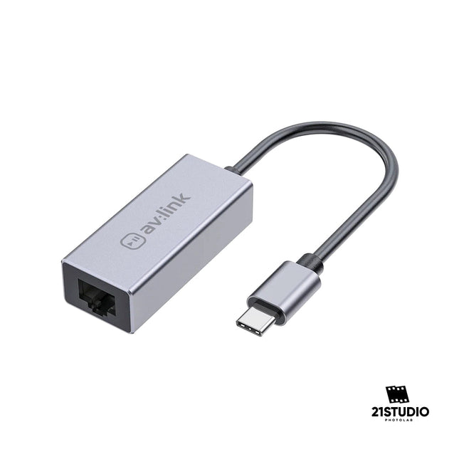 USB C TO RJ45 GIgabit Ethernet Adaptor AVLINK