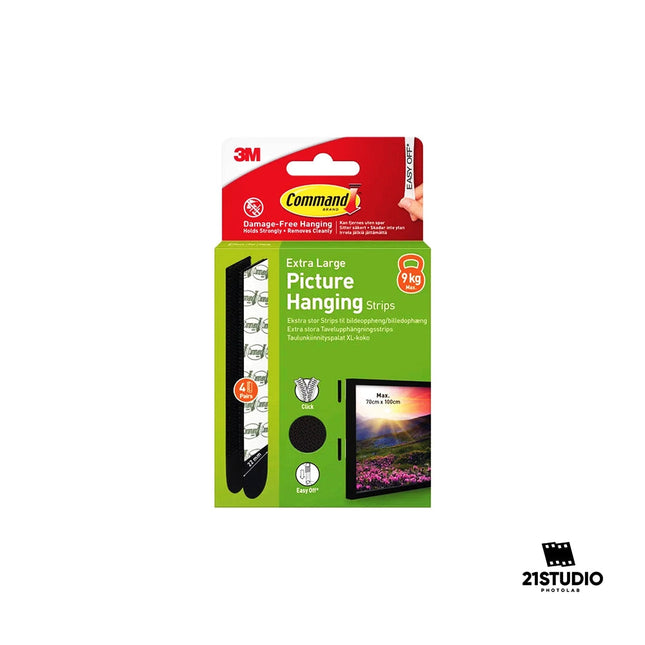 Command x-Large Picture Hanging Strip White 9Kg 4p COMMAND