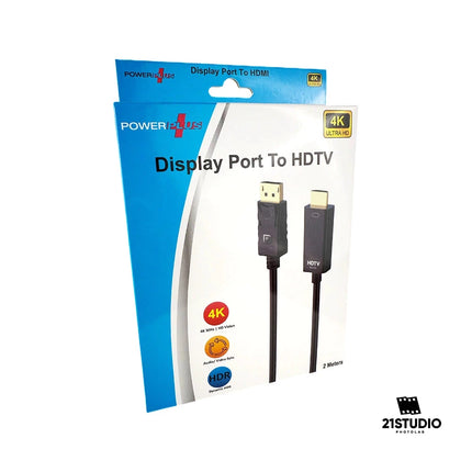 Power plus display port to HDMI 2mtr 21STUDIO PHOTOLAB