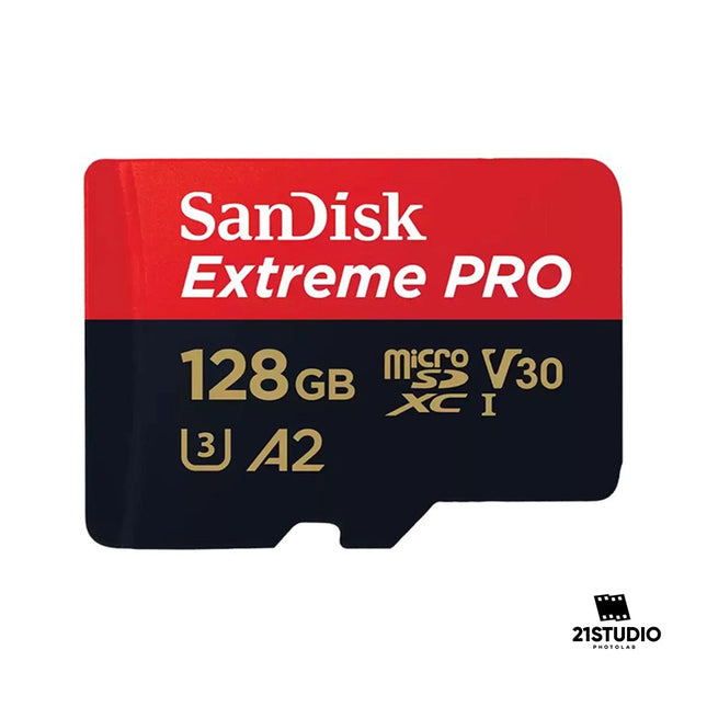 Sandisk Extreme Pro 128GB UHS-I MicroSDXC 200MB/s 21STUDIO PHOTOLAB