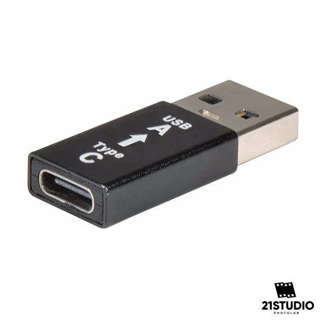 USB 3.0 Type C Socket to Type A Plug OTG Adaptor 21STUDIO PHOTOLAB
