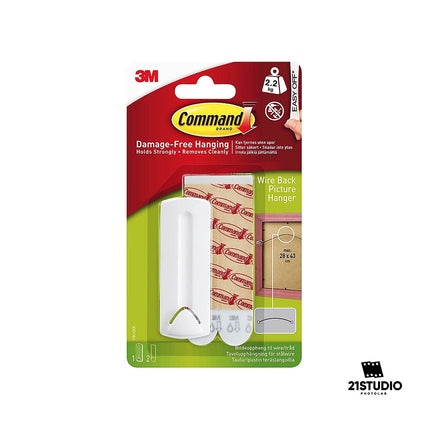 Command Wire Back Picture Hanger 2.2kg 21STUDIO PHOTOLAB